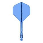 Mission Force 90 Vortex Clear Blue No2 Moulded Flights