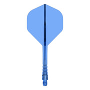 Mission Force 90 Vortex Clear Blue No2 Moulded Flights