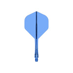 Mission Force 90 Vortex Clear Blue No2 Moulded Flights