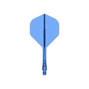 Mission Force 90 Vortex Clear Blue No2 Moulded Flights