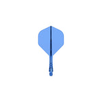 Mission Force 90 Vortex Clear Blue No2 Moulded Flights