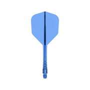 Mission Force 90 Vortex Clear Blue No6 Moulded Flights