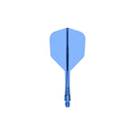 Mission Force 90 Vortex Clear Blue No6 Moulded Flights