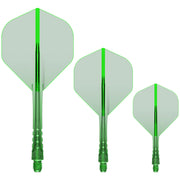 Mission Force 90 Vortex Clear Green No2 Moulded Flights