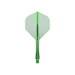 Mission Force 90 Vortex Clear Green No2 Moulded Flights