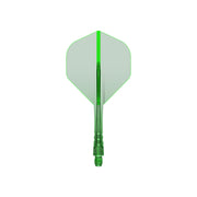 Mission Force 90 Vortex Clear Green No2 Moulded Flights