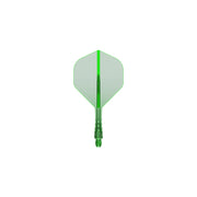 Mission Force 90 Vortex Clear Green No2 Moulded Flights