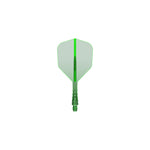 Mission Force 90 Vortex Clear Green No6 Moulded Flights