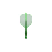 Mission Force 90 Vortex Clear Green No6 Moulded Flights