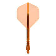 Mission Force 90 Vortex Clear Neon Orange No2 Moulded Flights