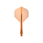 Mission Force 90 Vortex Clear Neon Orange No2 Moulded Flights