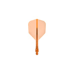 Mission Force 90 Vortex Clear Neon Orange No6 Moulded Flights