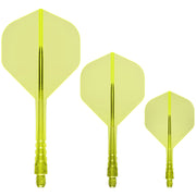 Mission Force 90 Vortex Clear Neon Yellow No2 Moulded Flights