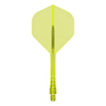 Mission Force 90 Vortex Clear Neon Yellow No2 Moulded Flights
