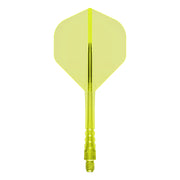 Mission Force 90 Vortex Clear Neon Yellow No2 Moulded Flights