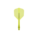 Mission Force 90 Vortex Clear Neon Yellow No6 Moulded Flights