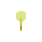 Mission Force 90 Vortex Clear Neon Yellow No6 Moulded Flights