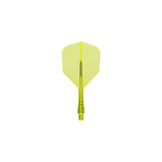 Mission Force 90 Vortex Clear Neon Yellow No6 Moulded Flights