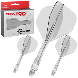 Mission Force 90 Vortex Clear No6 Moulded Flights