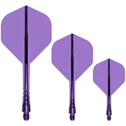 Mission Force 90 Vortex Clear Purple No2 Moulded Flights