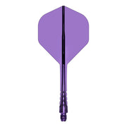 Mission Force 90 Vortex Clear Purple No2 Moulded Flights