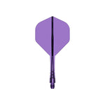Mission Force 90 Vortex Clear Purple No2 Moulded Flights