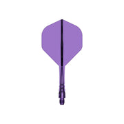 Mission Force 90 Vortex Clear Purple No2 Moulded Flights