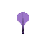 Mission Force 90 Vortex Clear Purple No2 Moulded Flights