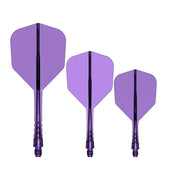 Mission Force 90 Vortex Clear Purple No6 Moulded Flights