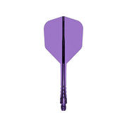 Mission Force 90 Vortex Clear Purple No6 Moulded Flights