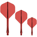 Mission Force 90 Vortex Clear Red No2 Moulded Flights