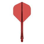 Mission Force 90 Vortex Clear Red No2 Moulded Flights