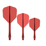 Mission Force 90 Vortex Clear Red No6 Moulded Flights