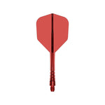 Mission Force 90 Vortex Clear Red No6 Moulded Flights