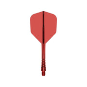 Mission Force 90 Vortex Clear Red No6 Moulded Flights