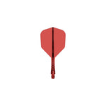 Mission Force 90 Vortex Clear Red No6 Moulded Flights