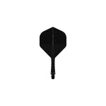 Mission Force 90 Vortex Solid Black No2 Moulded Flights