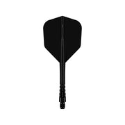 Mission Force 90 Vortex Solid Black No6 Moulded Flights