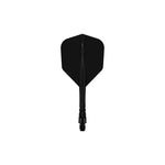 Mission Force 90 Vortex Solid Black No6 Moulded Flights