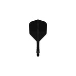 Mission Force 90 Vortex Solid Black No6 Moulded Flights