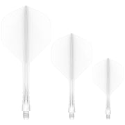 Mission Force 90 Vortex Solid White No2 Moulded Flights