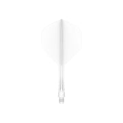 Mission Force 90 Vortex Solid White No2 Moulded Flights