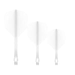 Mission Force 90 Vortex Solid White No6 Moulded Flights