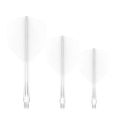 Mission Force 90 Vortex Solid White No6 Moulded Flights