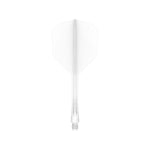 Mission Force 90 Vortex Solid White No6 Moulded Flights