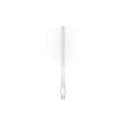 Mission Force 90 Vortex Solid White No6 Moulded Flights