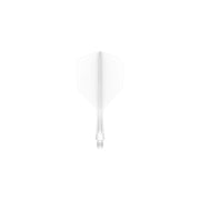 Mission Force 90 Vortex Solid White No6 Moulded Flights