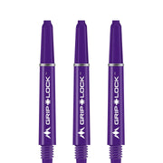 Mission GripLock Shafts - Dart Stems - Purple