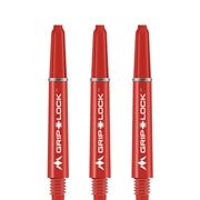 Mission GripLock Shafts - Dart Stems - Red