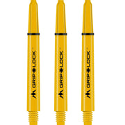 Mission GripLock Shafts - Dart Stems - Yellow